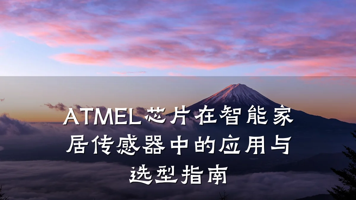 ATMEL芯片在智能家居传感器中的应用与选型指南