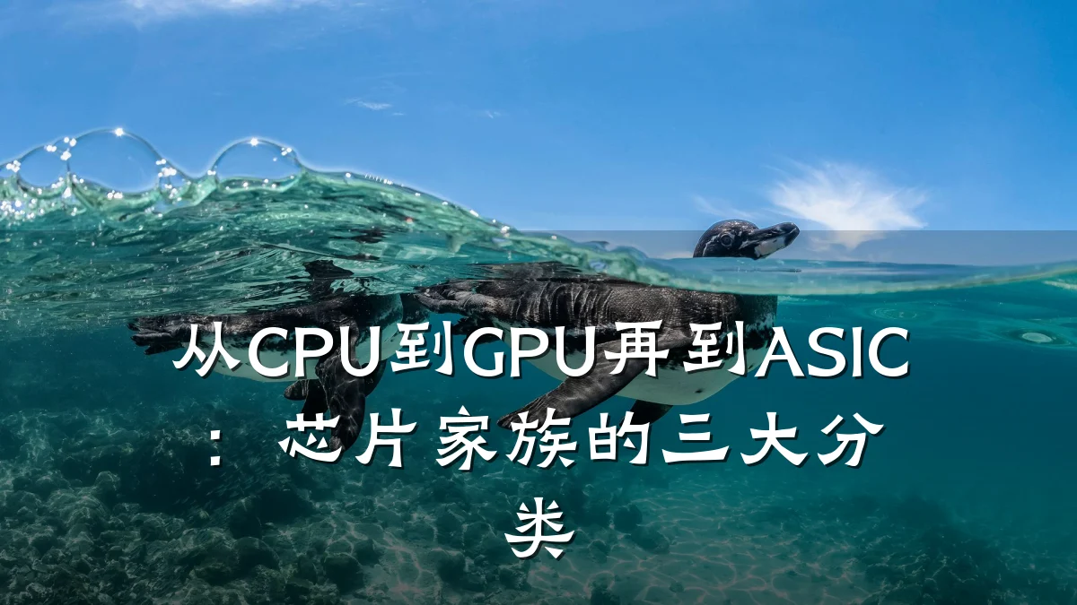从CPU到GPU再到ASIC:芯片家族的三大分类