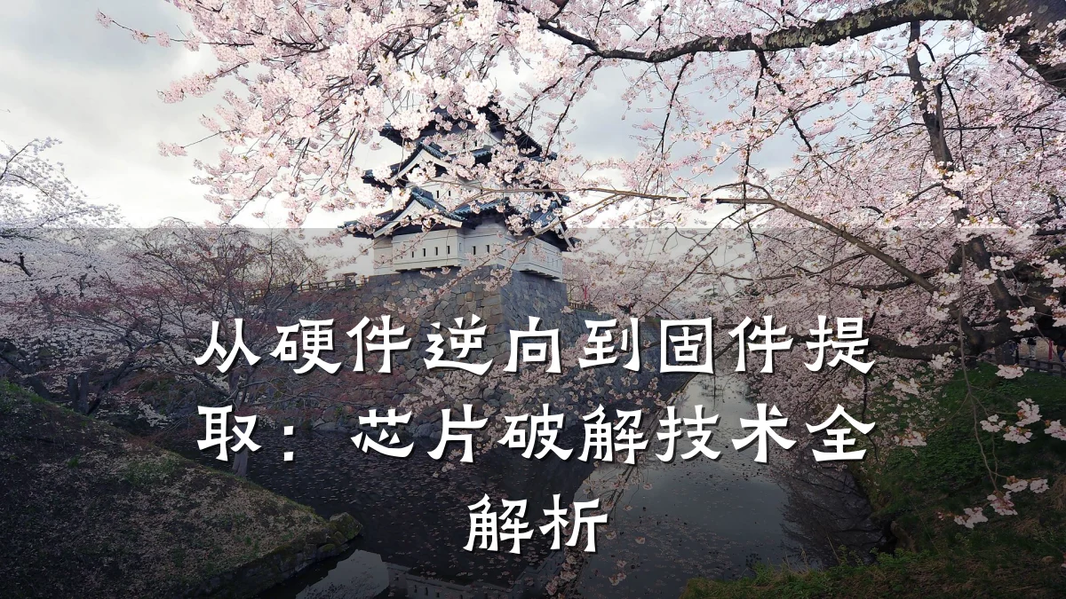 从硬件逆向到固件提取：芯片破解技术全解析