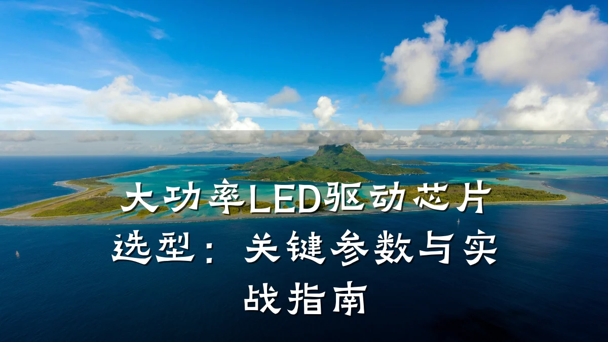 大功率LED驱动芯片选型：关键参数与实战指南