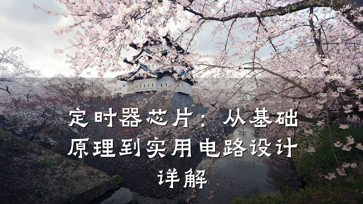 定时器芯片:从基础原理到实用电路设计详解
