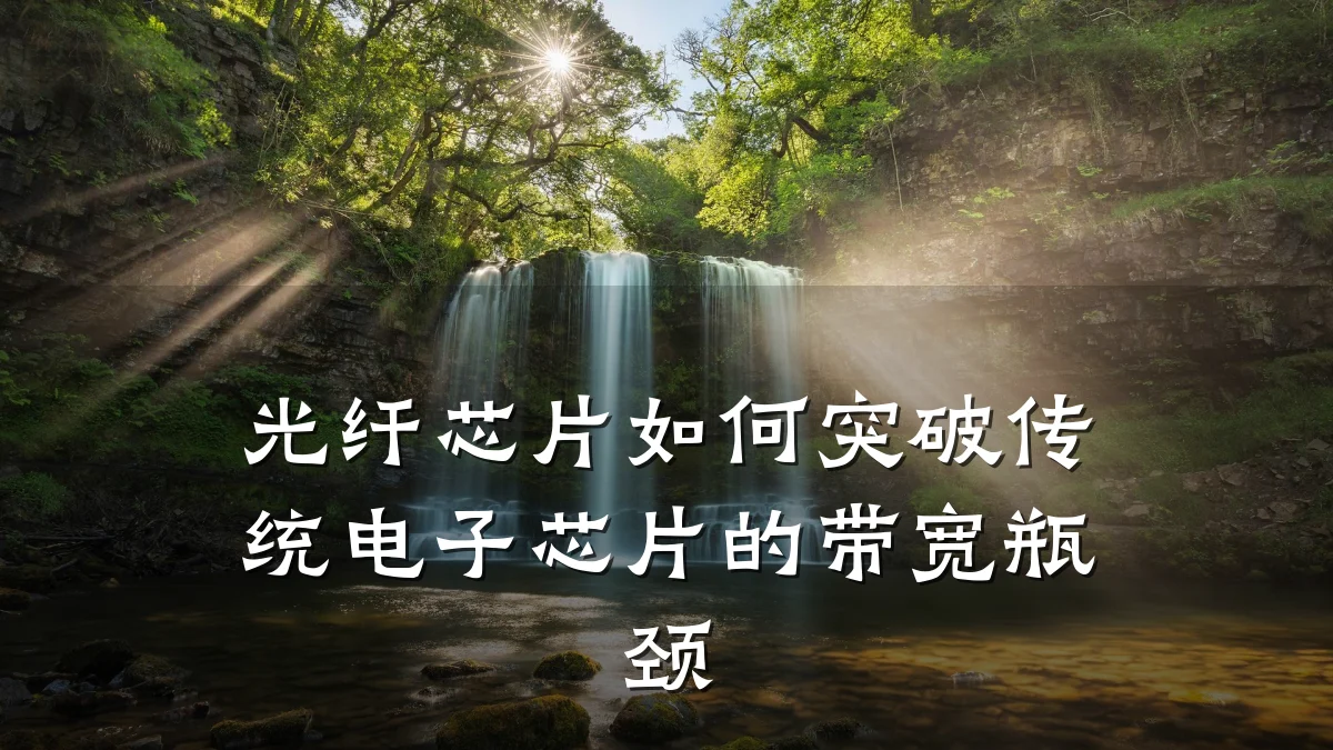 光纤芯片如何突破传统电子芯片的带宽瓶颈