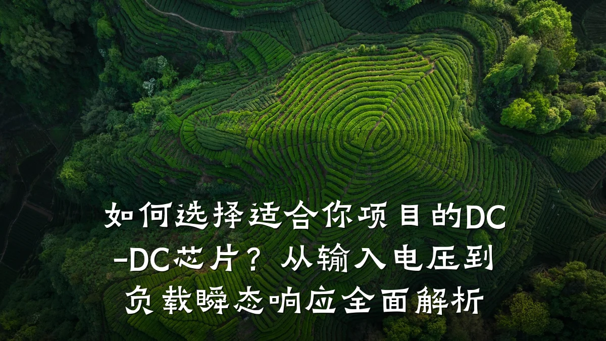 如何选择适合你项目的DC-DC芯片?从输入电压到负载瞬态响应全面解析