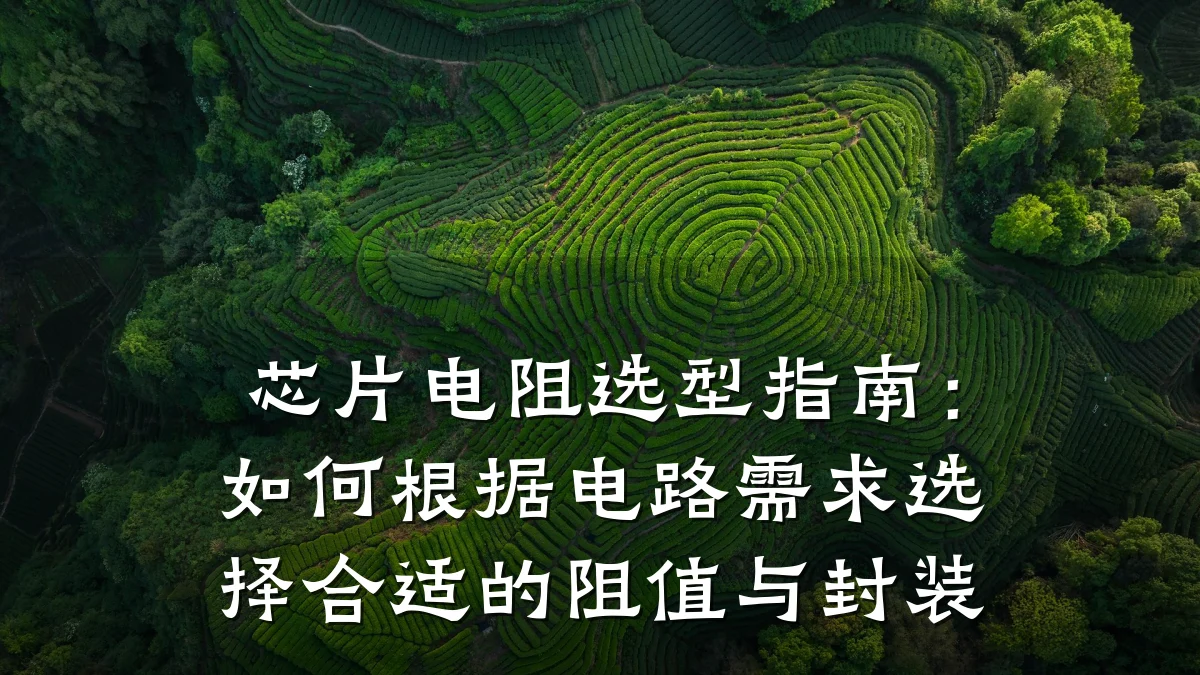 芯片电阻选型指南:如何根据电路需求选择合适的阻值与封装