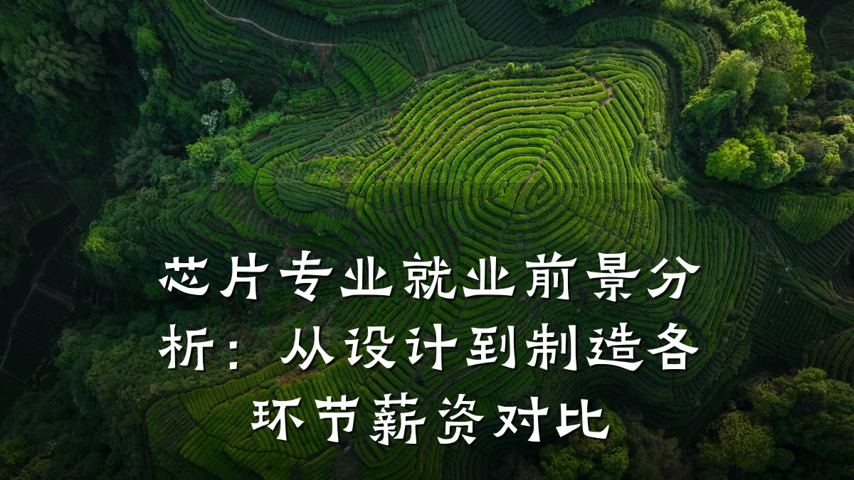 芯片专业就业前景分析:从设计到制造各环节薪资对比