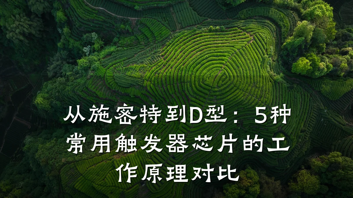 从施密特到D型:5种常用触发器芯片的工作原理对比
