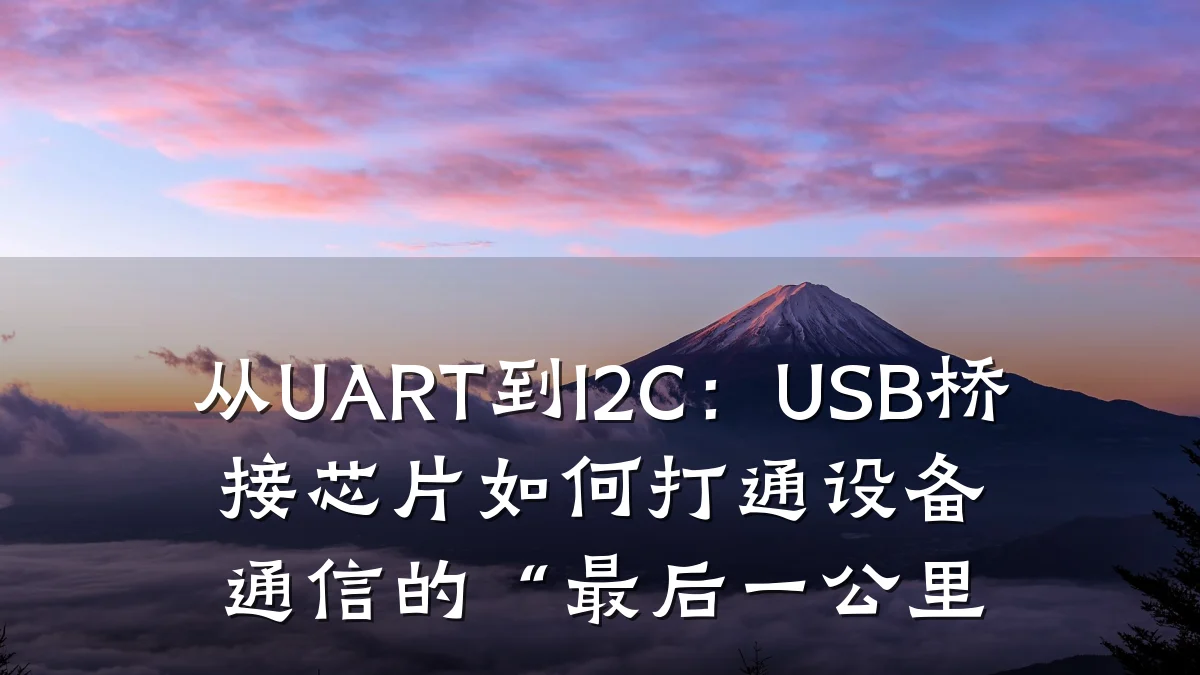从UART到I2C:USB桥接芯片如何打通设备通信的“最后一公里