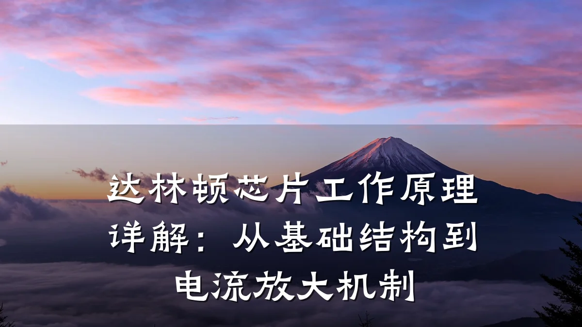 达林顿芯片工作原理详解:从基础结构到电流放大机制