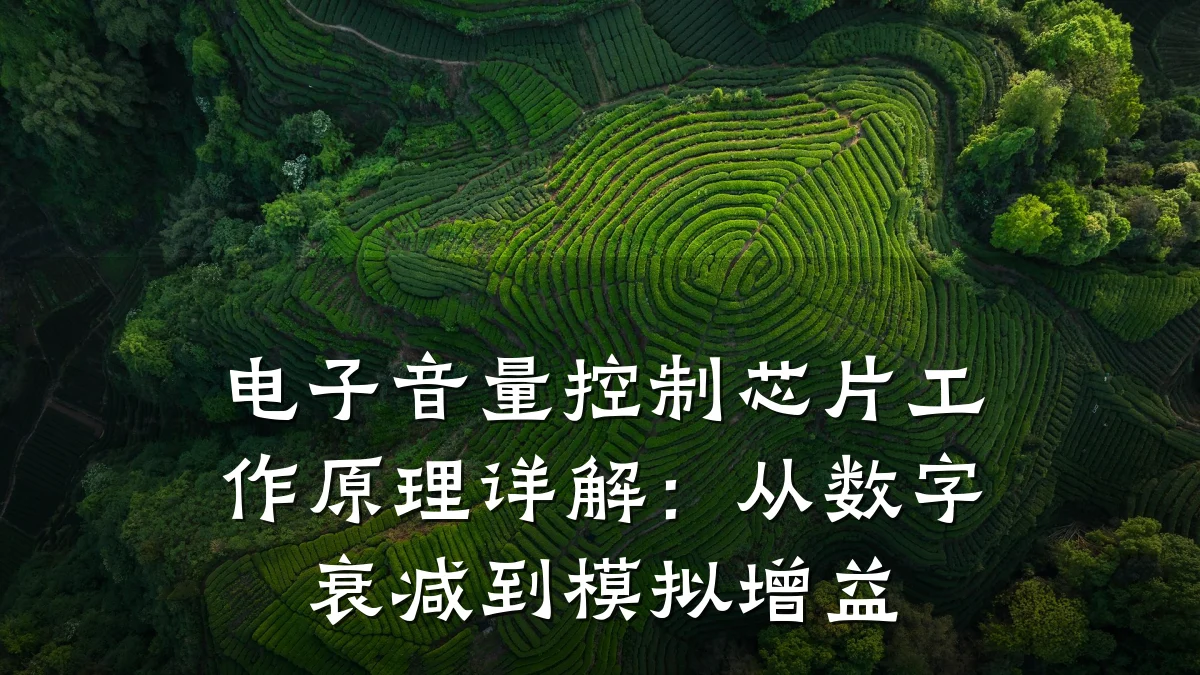 电子音量控制芯片工作原理详解:从数字衰减到模拟增益