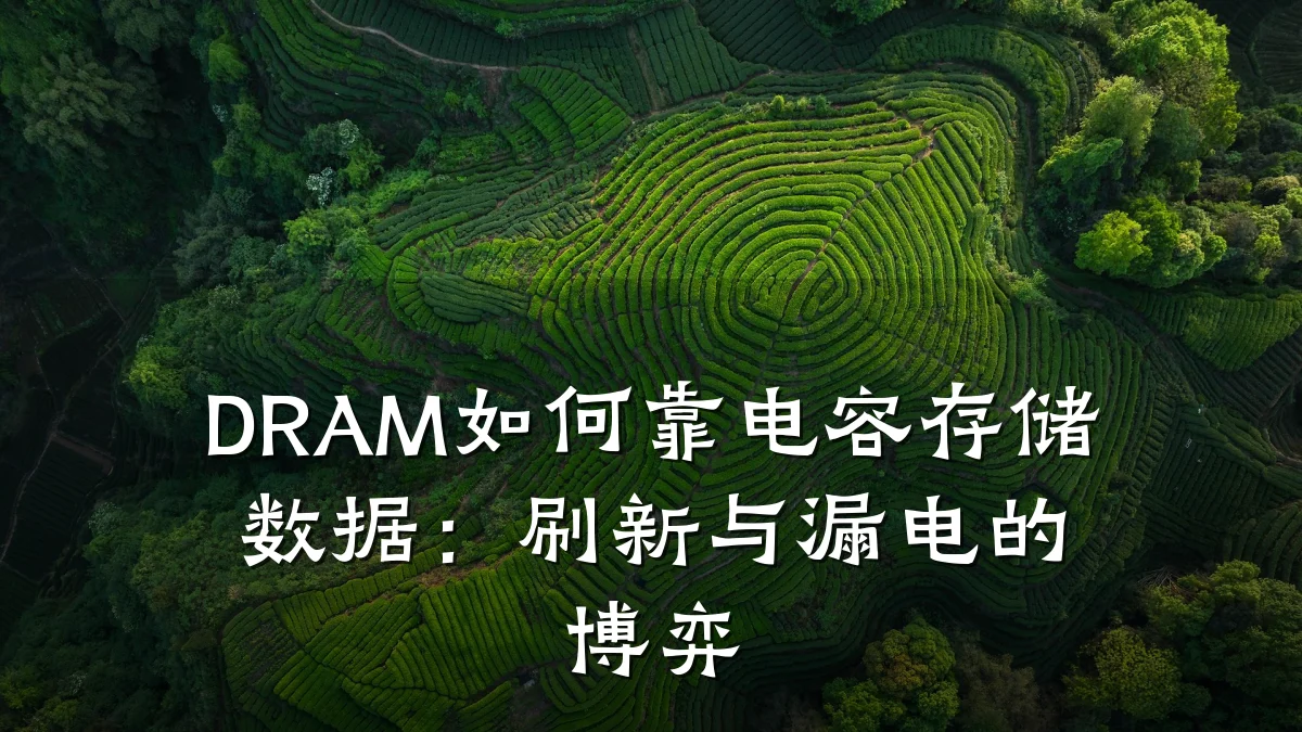 DRAM如何靠电容存储数据:刷新与漏电的博弈