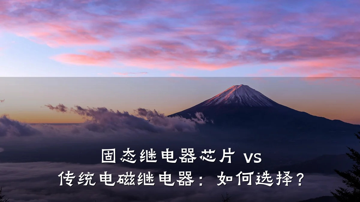 固态继电器芯片 vs 传统电磁继电器:如何选择?