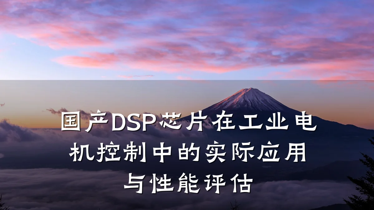 国产DSP芯片在工业电机控制中的实际应用与性能评估