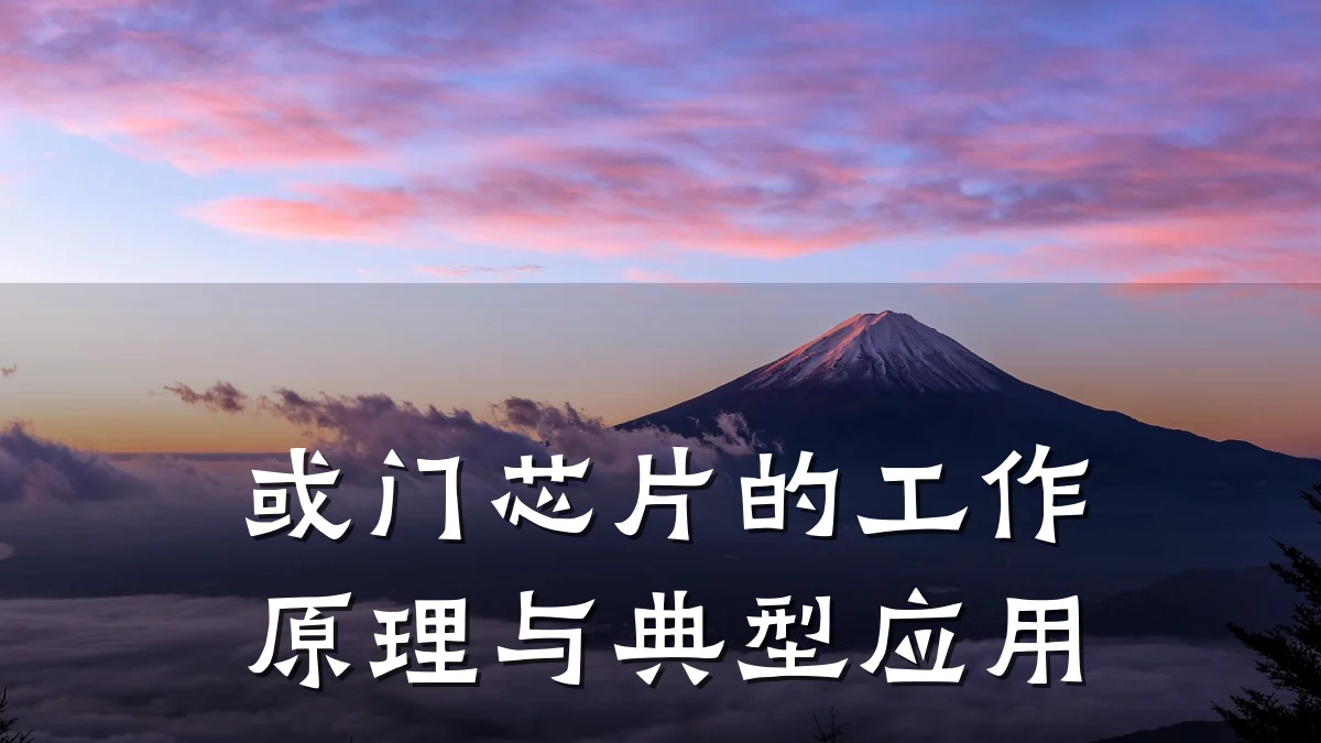 或门芯片的工作原理与典型应用