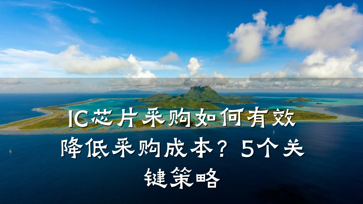 IC芯片采购如何有效降低采购成本?5个关键策略