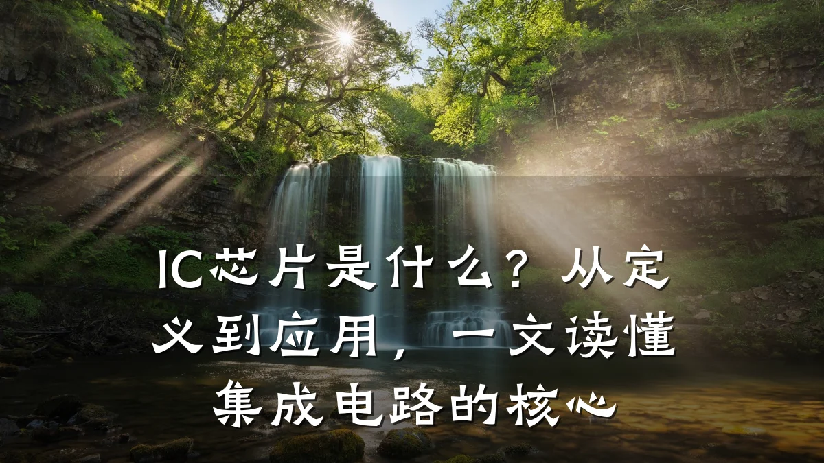 IC芯片是什么?从定义到应用,一文读懂集成电路的核心