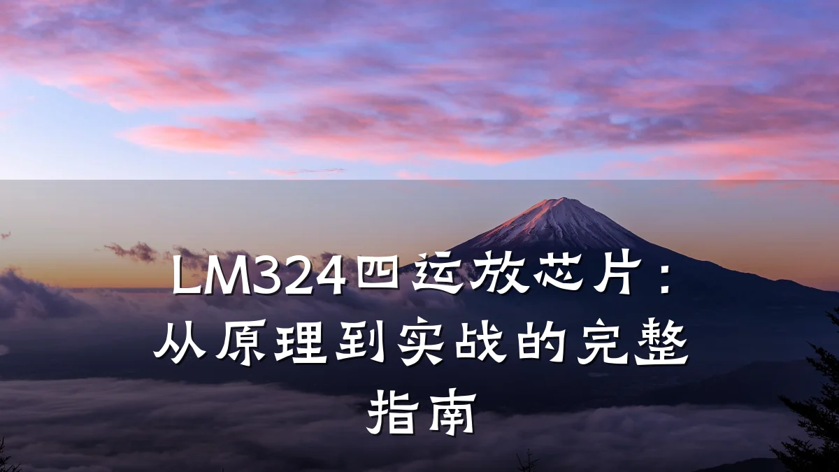 LM324四运放芯片:从原理到实战的完整指南