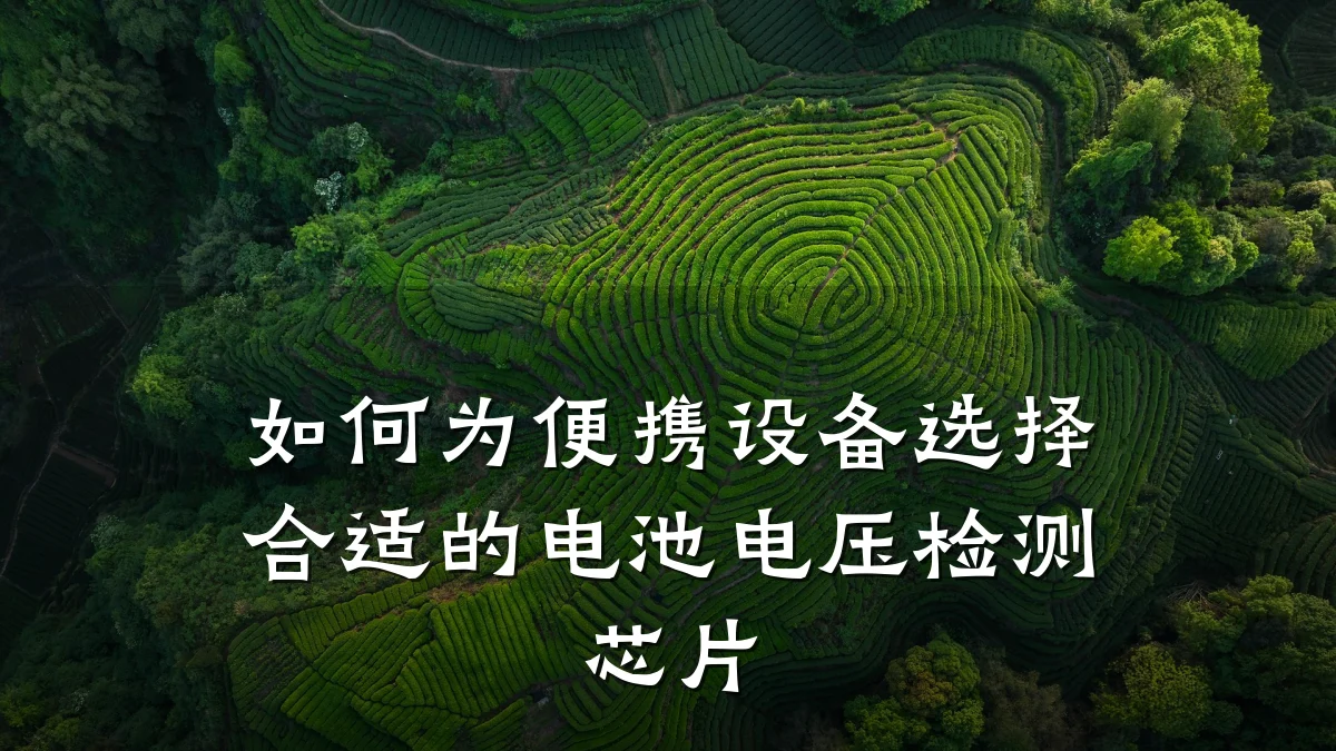 如何为便携设备选择合适的电池电压检测芯片