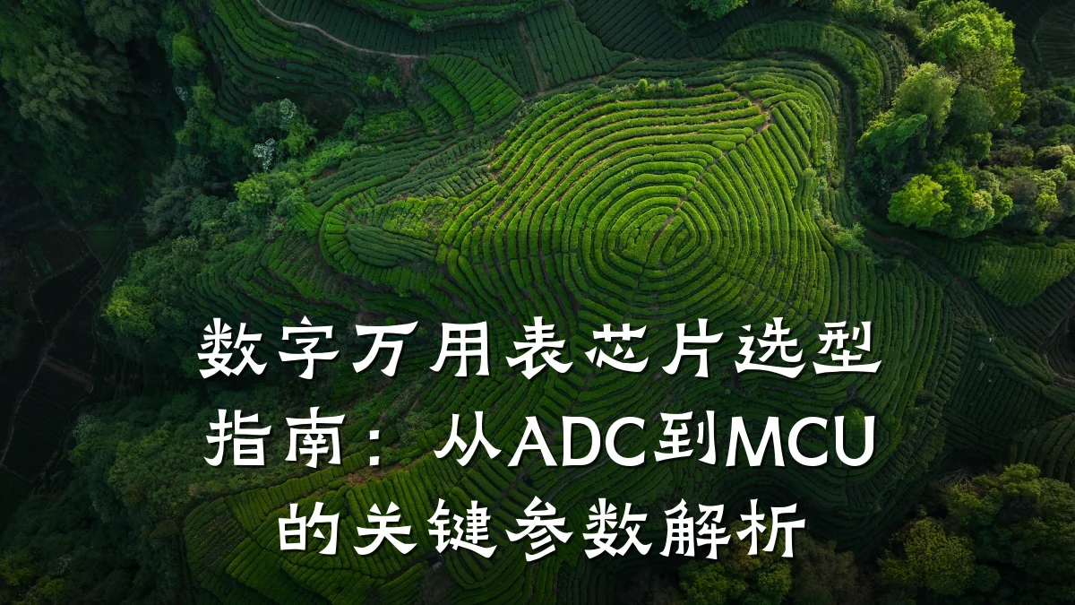 数字万用表芯片选型指南:从ADC到MCU的关键参数解析