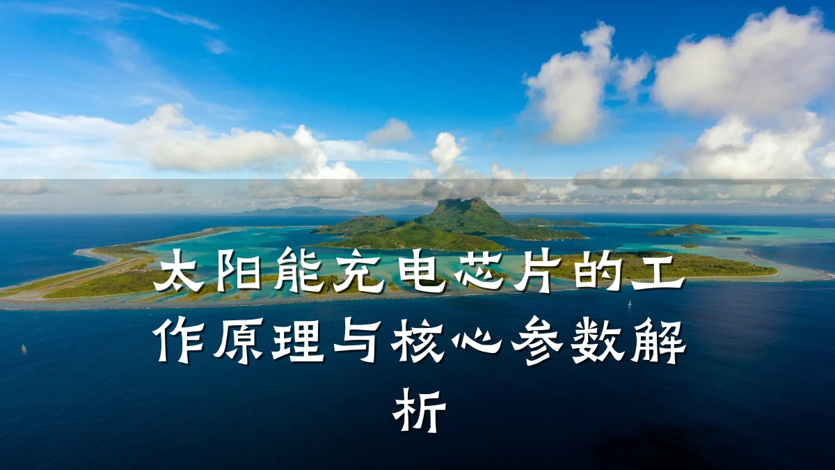 太阳能充电芯片的工作原理与核心参数解析