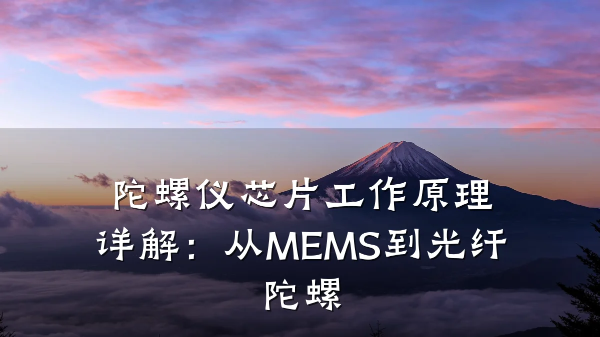 陀螺仪芯片工作原理详解:从MEMS到光纤陀螺