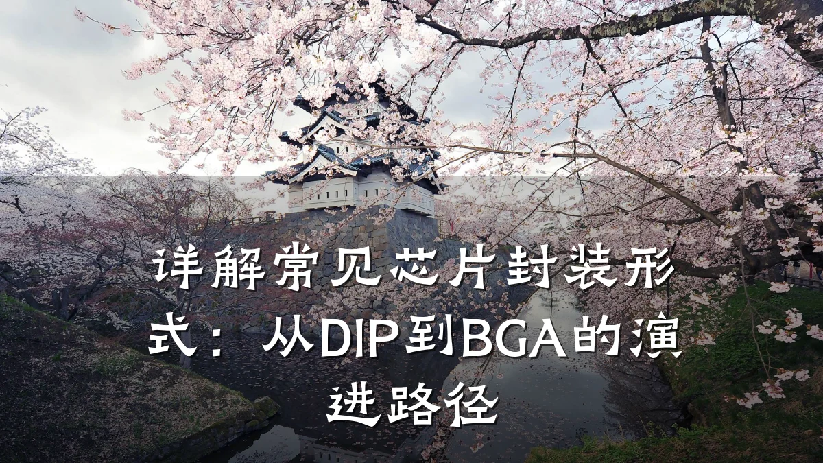 详解常见芯片封装形式:从DIP到BGA的演进路径