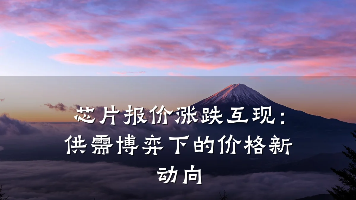 芯片报价涨跌互现:供需博弈下的价格新动向