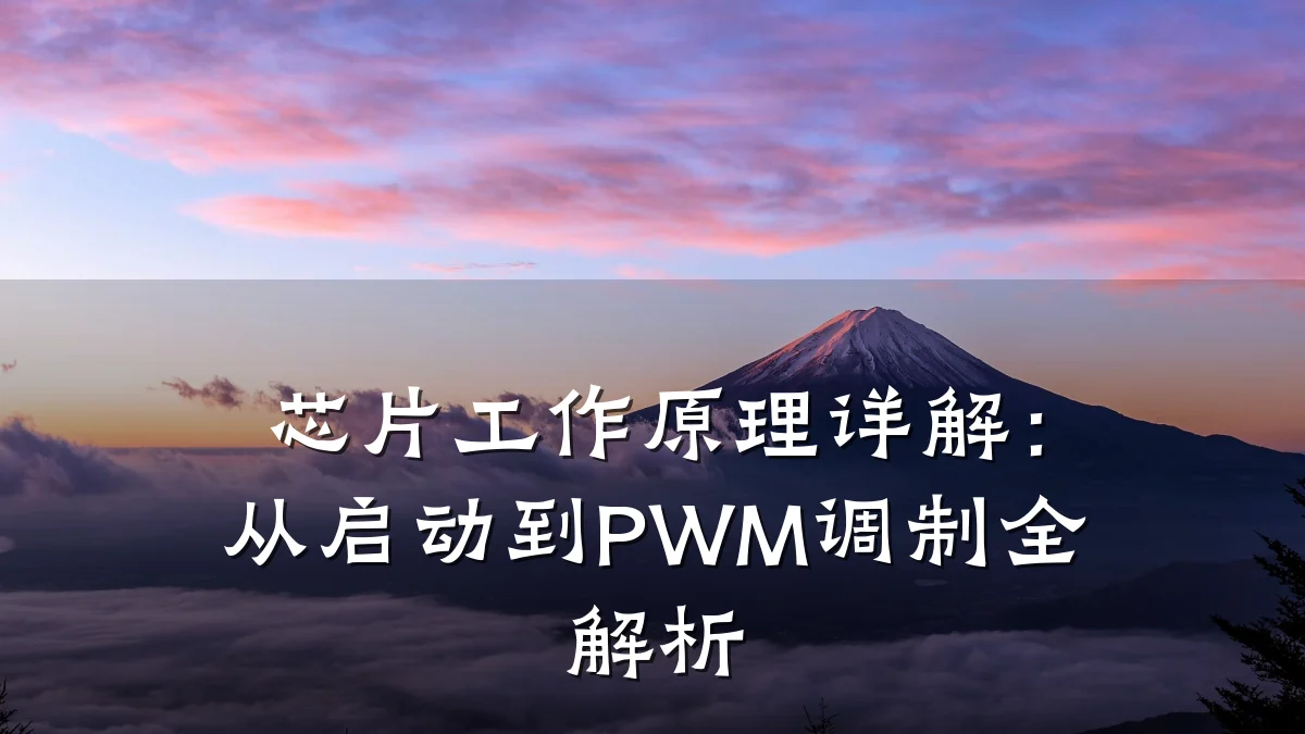 芯片工作原理详解:从启动到PWM调制全解析