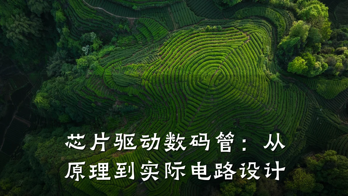 芯片驱动数码管:从原理到实际电路设计