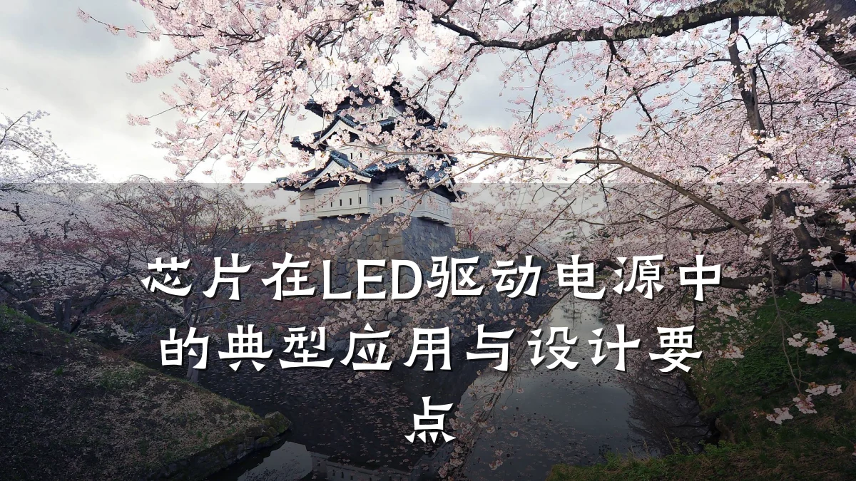 芯片在LED驱动电源中的典型应用与设计要点