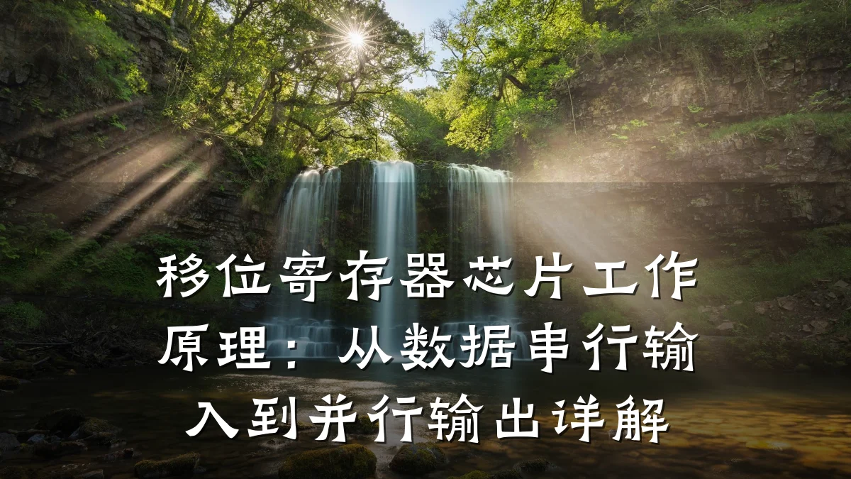 移位寄存器芯片工作原理:从数据串行输入到并行输出详解