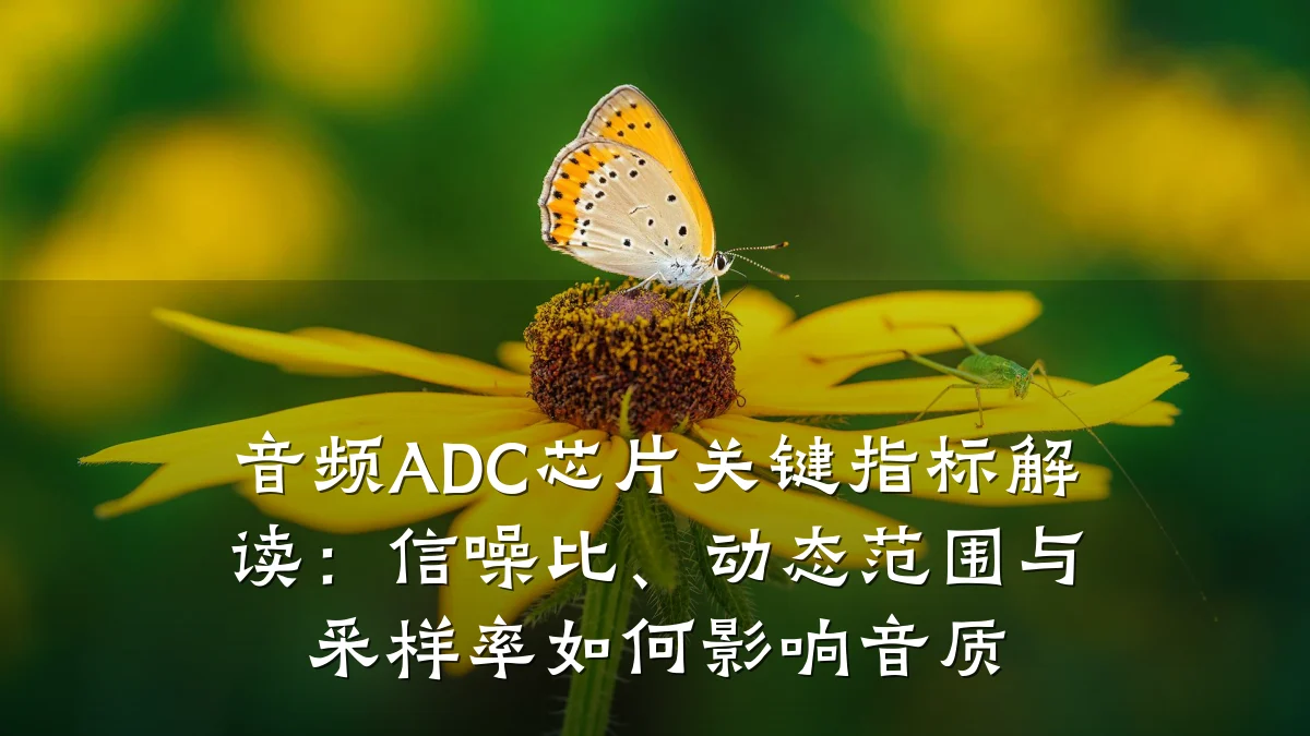 音频ADC芯片关键指标解读:信噪比、动态范围与采样率如何影响音质