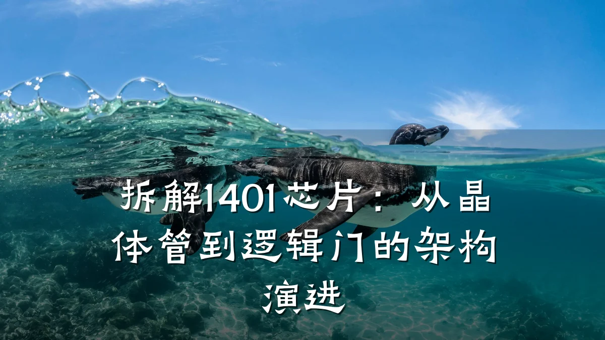 拆解1401芯片:从晶体管到逻辑门的架构演进