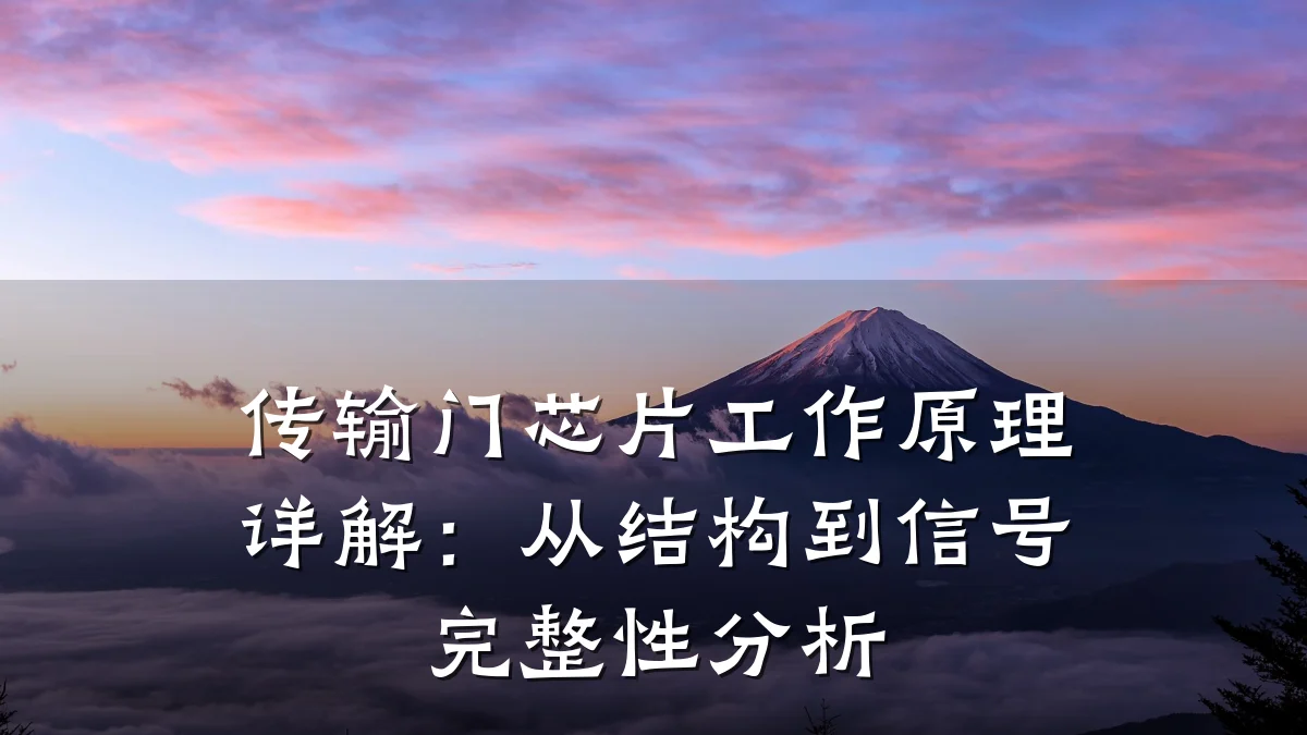 传输门芯片工作原理详解:从结构到信号完整性分析
