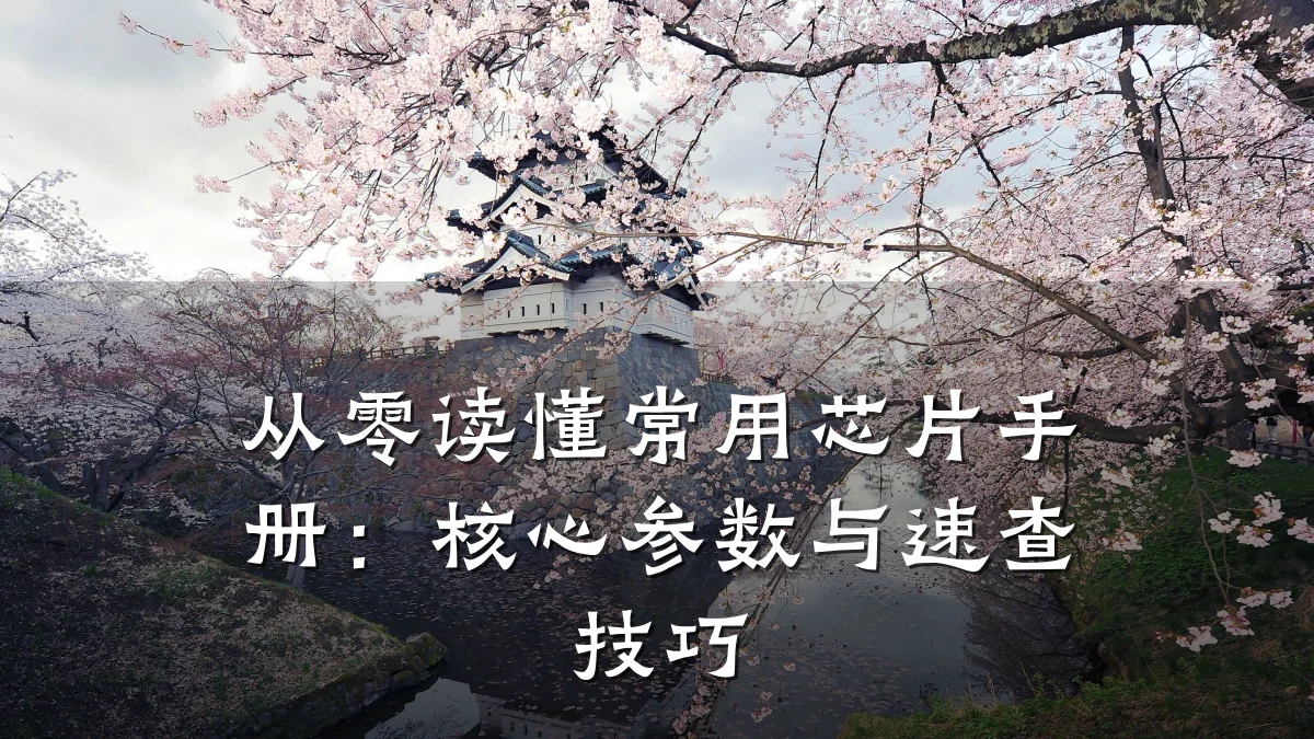 从零读懂常用芯片手册:核心参数与速查技巧
