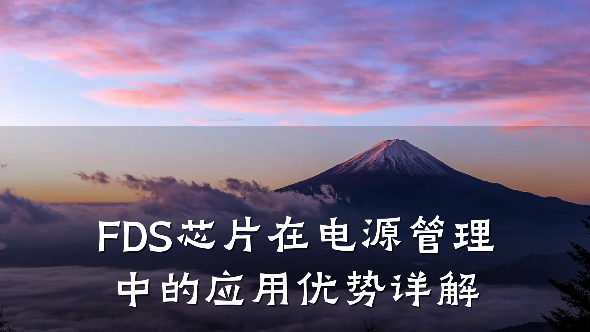 FDS芯片在电源管理中的应用优势详解