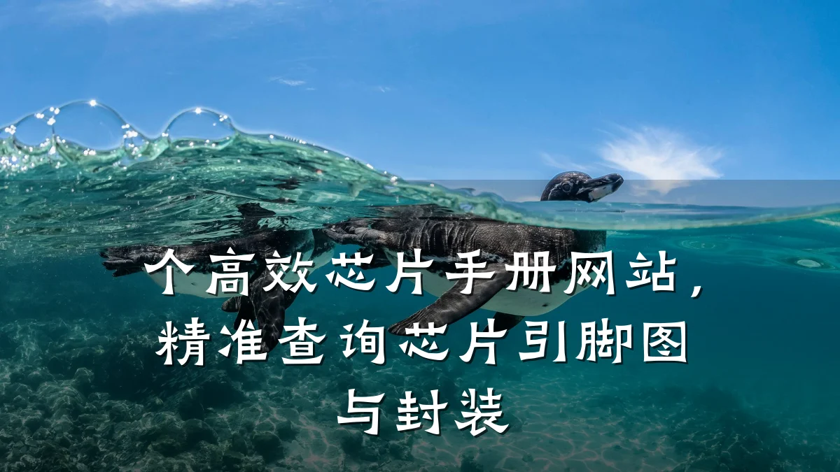 个高效芯片手册网站,精准查询芯片引脚图与封装