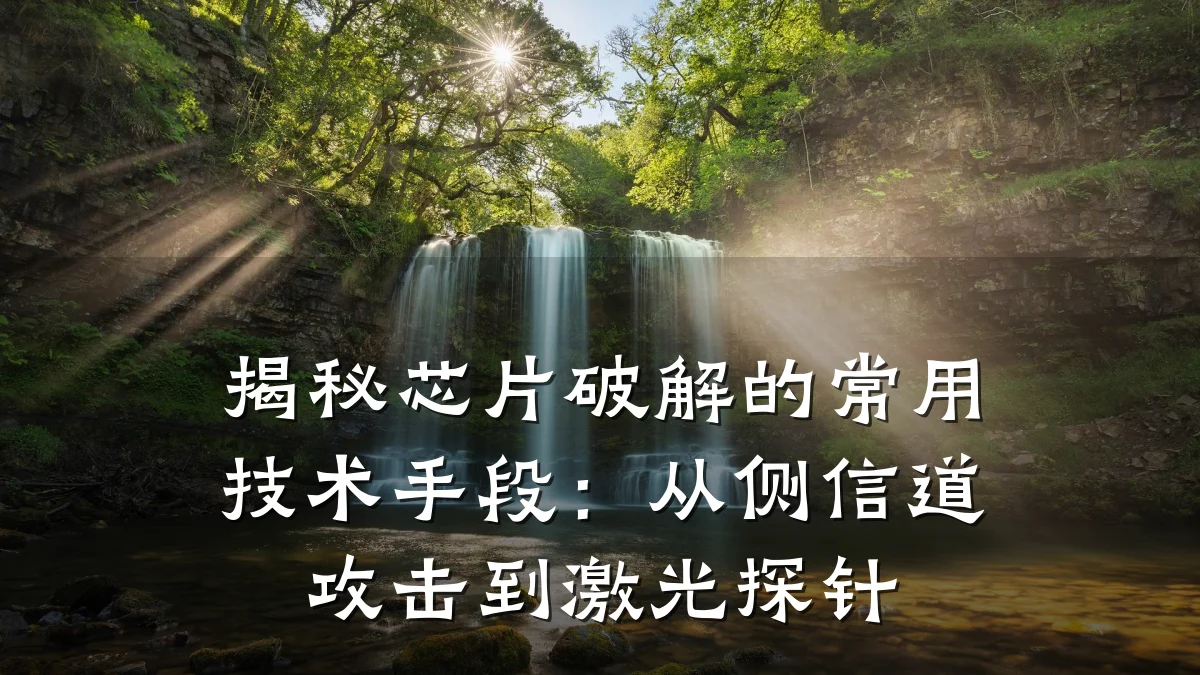 揭秘芯片破解的常用技术手段:从侧信道攻击到激光探针