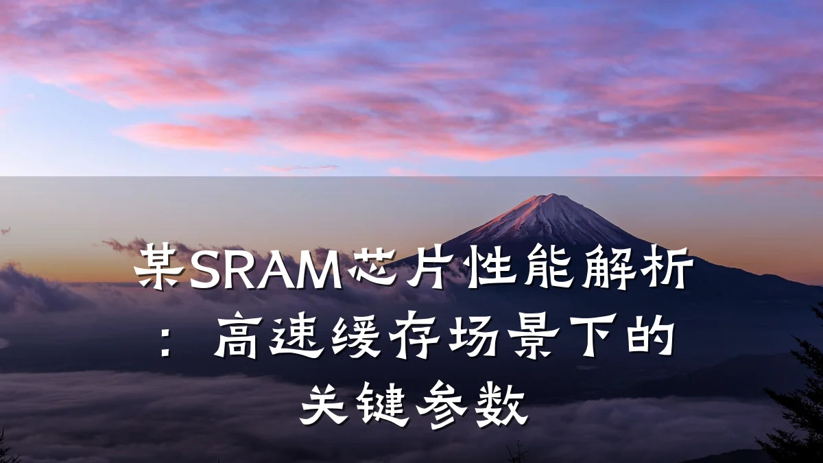 某SRAM芯片性能解析:高速缓存场景下的关键参数