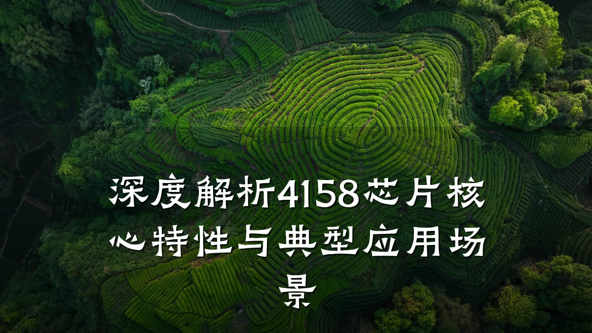 深度解析4158芯片核心特性与典型应用场景