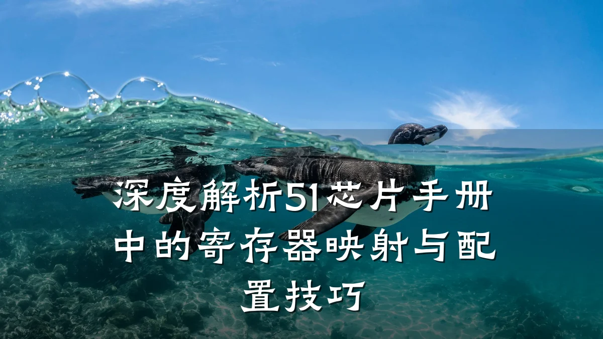 深度解析51芯片手册中的寄存器映射与配置技巧
