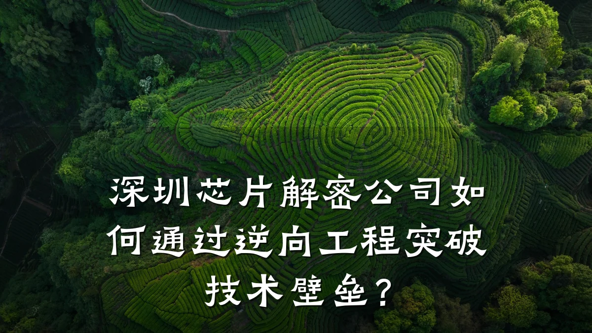 深圳芯片解密公司如何通过逆向工程突破技术壁垒?