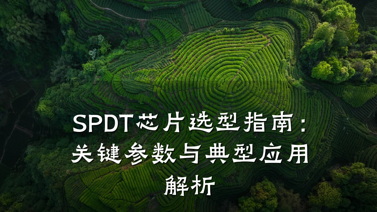 SPDT芯片选型指南:关键参数与典型应用解析