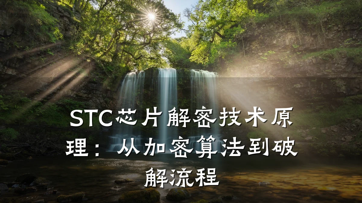 STC芯片解密技术原理:从加密算法到破解流程