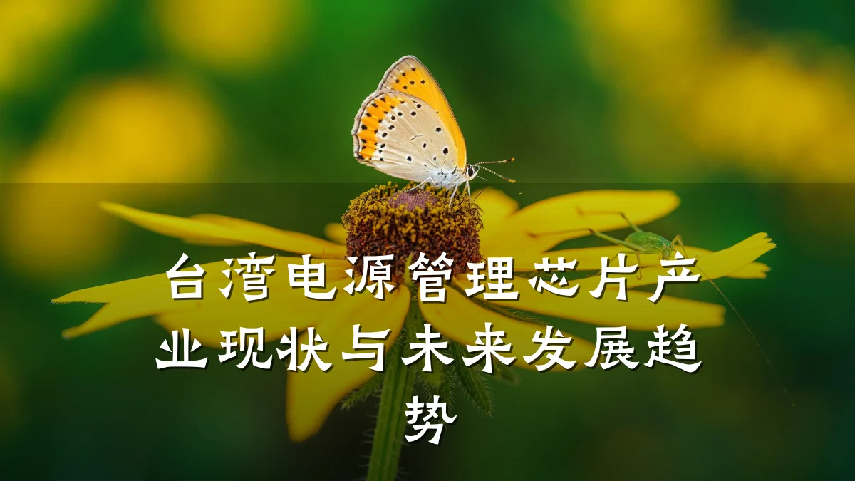 台湾电源管理芯片产业现状与未来发展趋势
