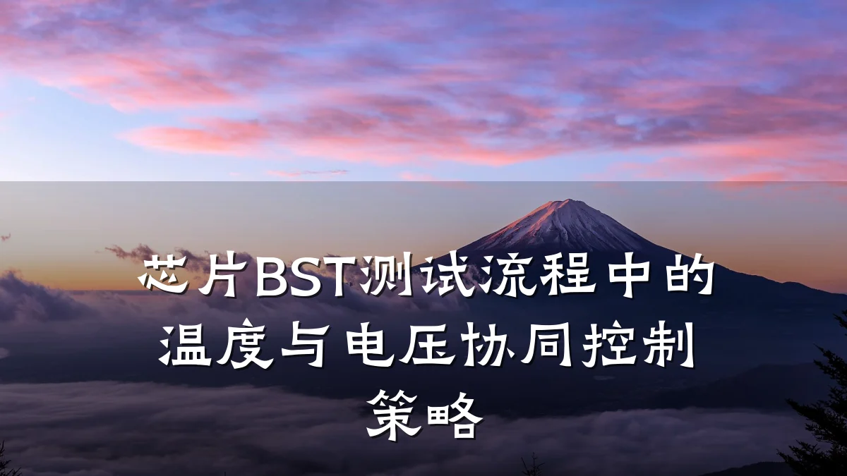 芯片BST测试流程中的温度与电压协同控制策略