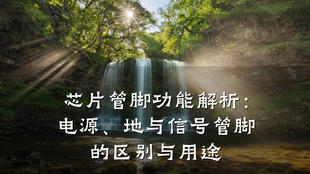 芯片管脚功能解析:电源、地与信号管脚的区别与用途