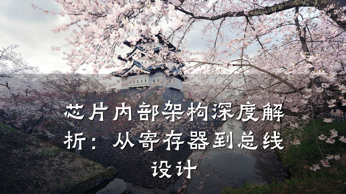 芯片内部架构深度解析:从寄存器到总线设计