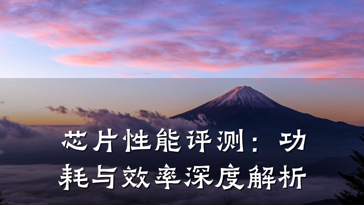 芯片性能评测:功耗与效率深度解析