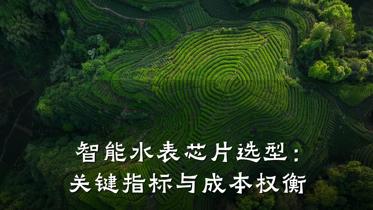 智能水表芯片选型:关键指标与成本权衡