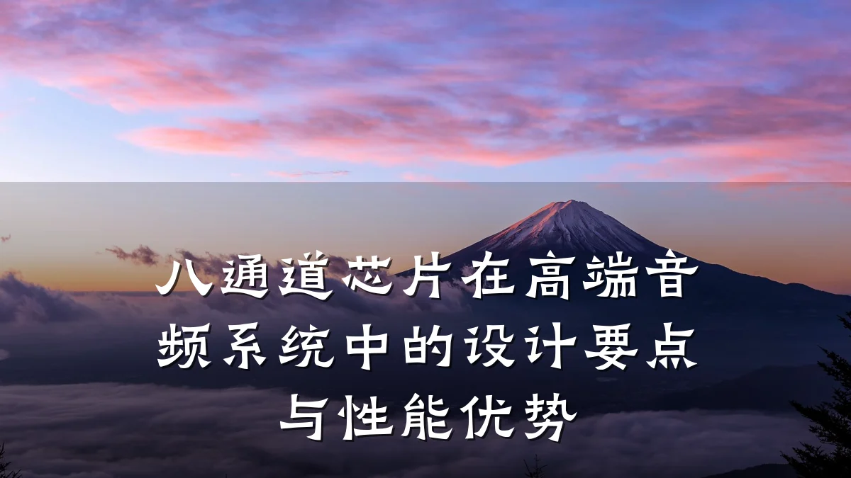 八通道芯片在高端音频系统中的设计要点与性能优势